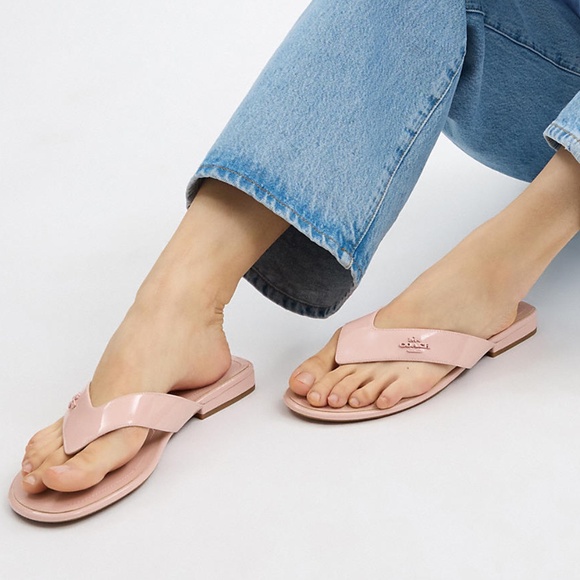 New Coach Light Pink Bridgette Sandal - Picture 1 of 6